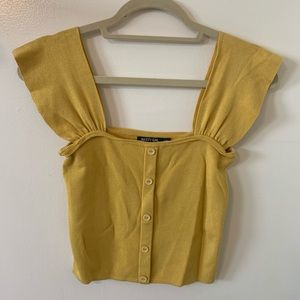 Nasty Gal Ribbed Crop Top